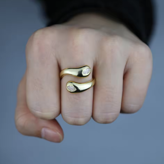 Gold Shape Ring