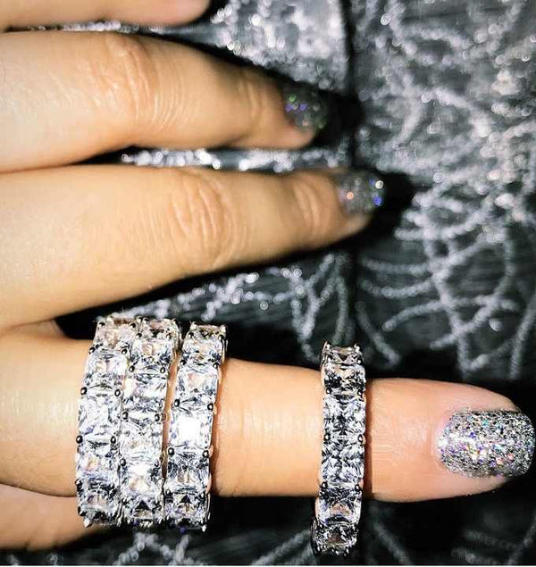 Thick Diamond Ring